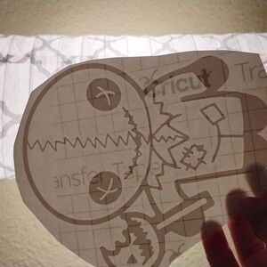 Sam from Trick r' Treat white decal